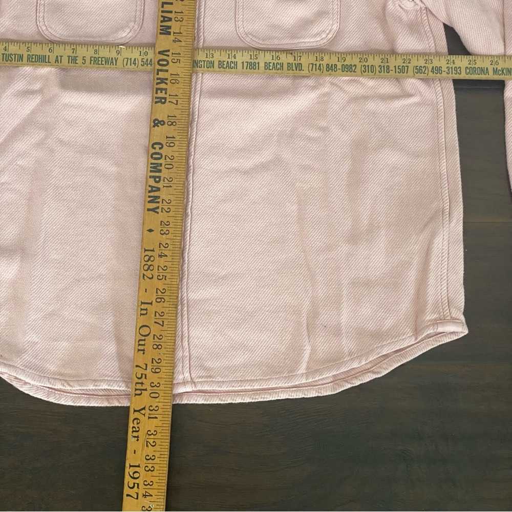 Outerknown Light Pink Button Down Shirt - image 7